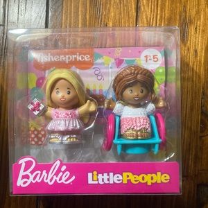 NWT Barbie Little People Set